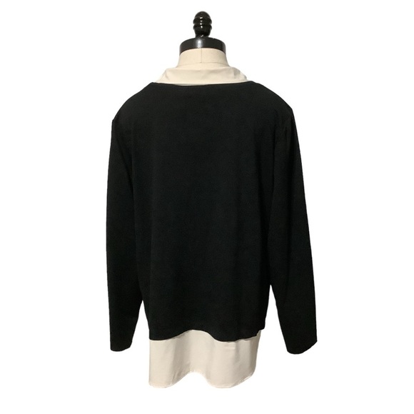 CHICO'S Ponte Two-In-One Top - Size Chico's 3 - Picture 4 of 13